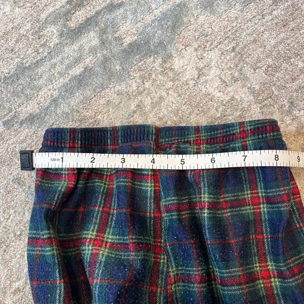 Vintage OshKosh B'gosh Patchwork Plaid Flannel Pajama Set 6